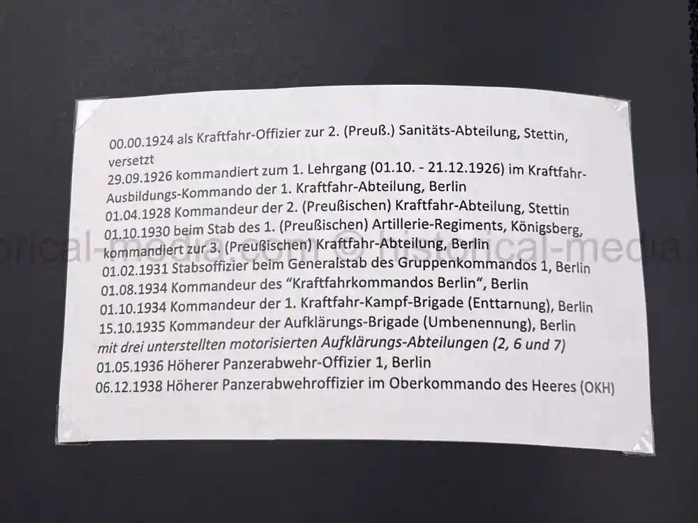 WWII GERMAN GENERAL'S PHOTO ALBUM - GENERALT. ALFRED VON PUTTKAMMER