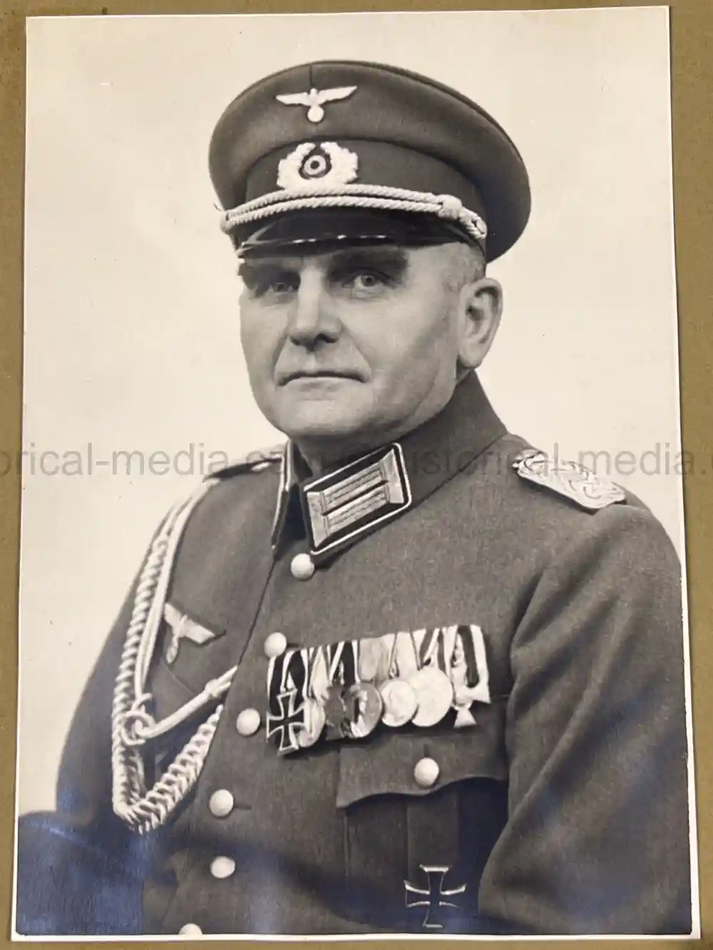 GERMAN WWI & WWII PHOTO & DOCUMENT GROUPING – EK1 WINNER - OBERSTLEUTNANT