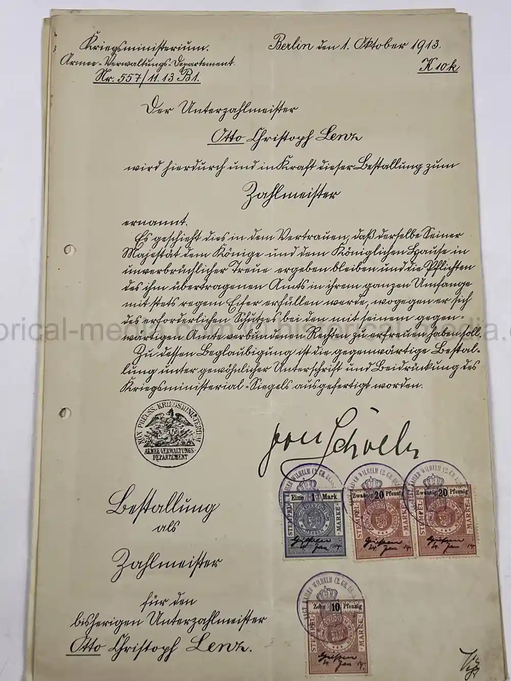 GERMAN WWI & WWII PHOTO & DOCUMENT GROUPING – EK1 WINNER - OBERSTLEUTNANT