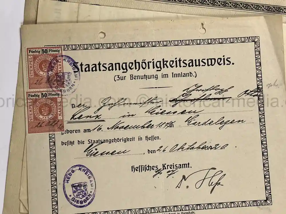 GERMAN WWI & WWII PHOTO & DOCUMENT GROUPING – EK1 WINNER - OBERSTLEUTNANT