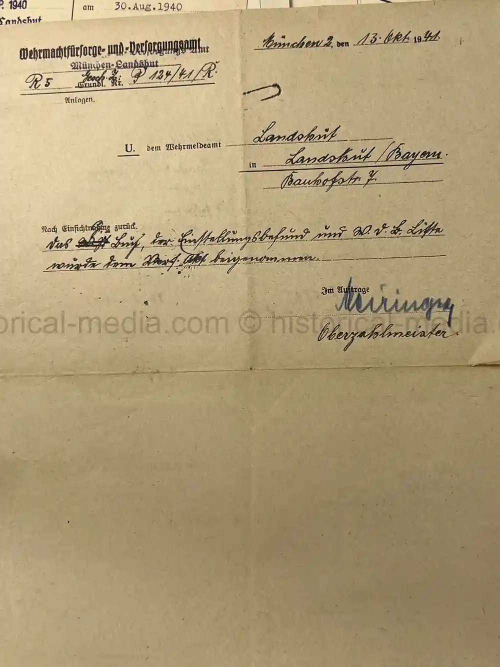 PANZER WEHRSTAMMBUCH & DOCUMENT GROUPING - PANZER REGIMENT 3