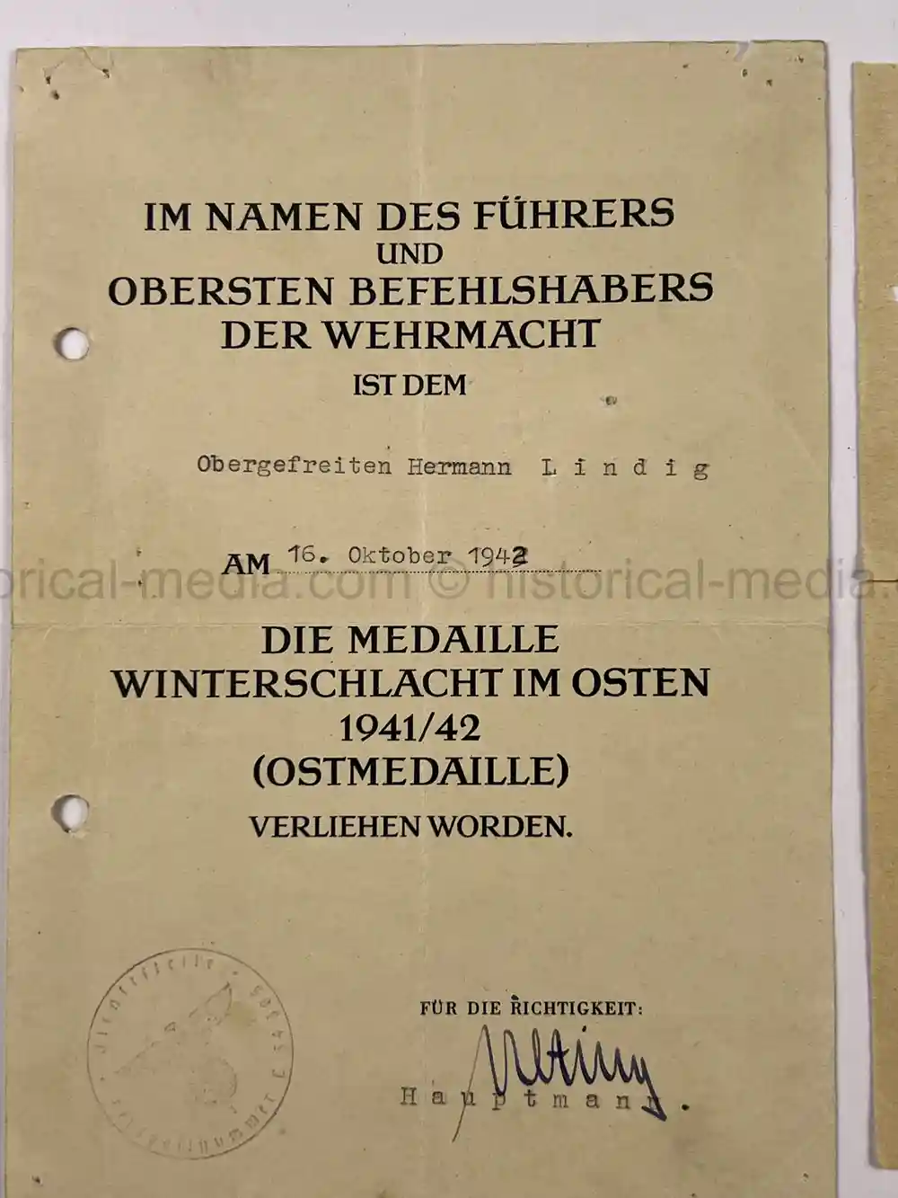 FALLSCHIRMJAEGER DOCUMENT GROUPING - FALLSCHIRM ART. RGT. 1