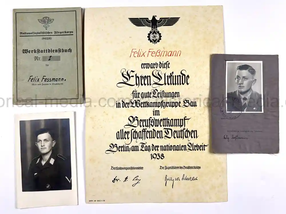 FALLSCHIRMJÄGER DOCUMENT & PHOTO GROUPING
