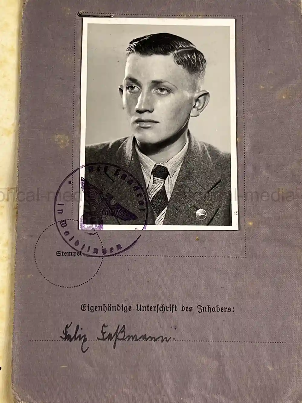 FALLSCHIRMJÄGER DOCUMENT & PHOTO GROUPING