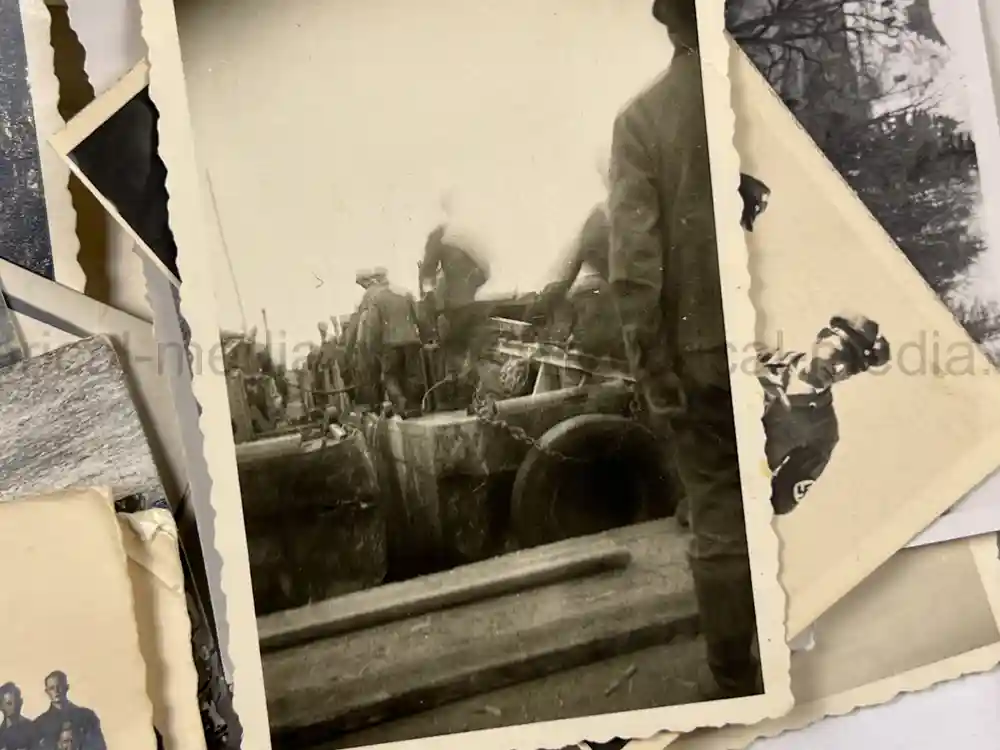 WWII GERMAN PHOTO & DOCUMENT GROUPING - JAGD KOMMANDO 3