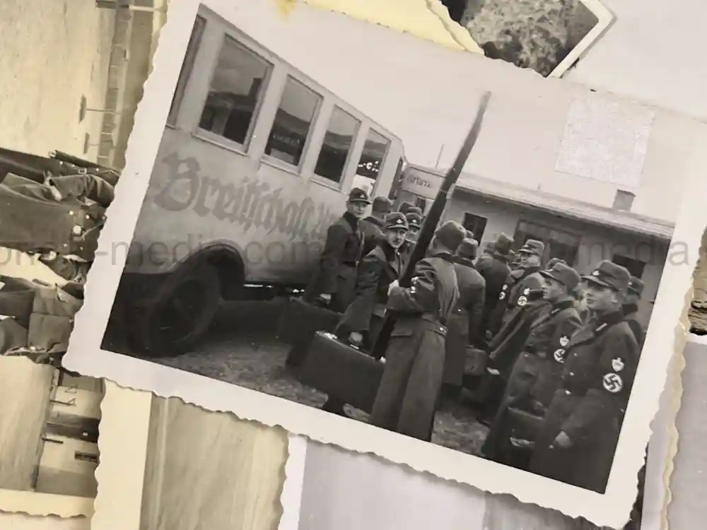 WWII GERMAN PHOTO & DOCUMENT GROUPING - JAGD KOMMANDO 3