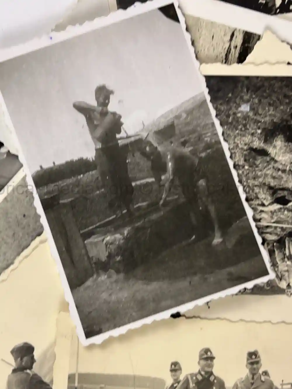 WWII GERMAN PHOTO & DOCUMENT GROUPING - JAGD KOMMANDO 3