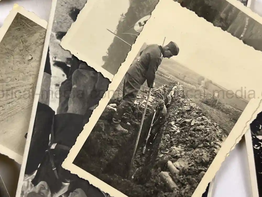 WWII GERMAN PHOTO & DOCUMENT GROUPING - JAGD KOMMANDO 3