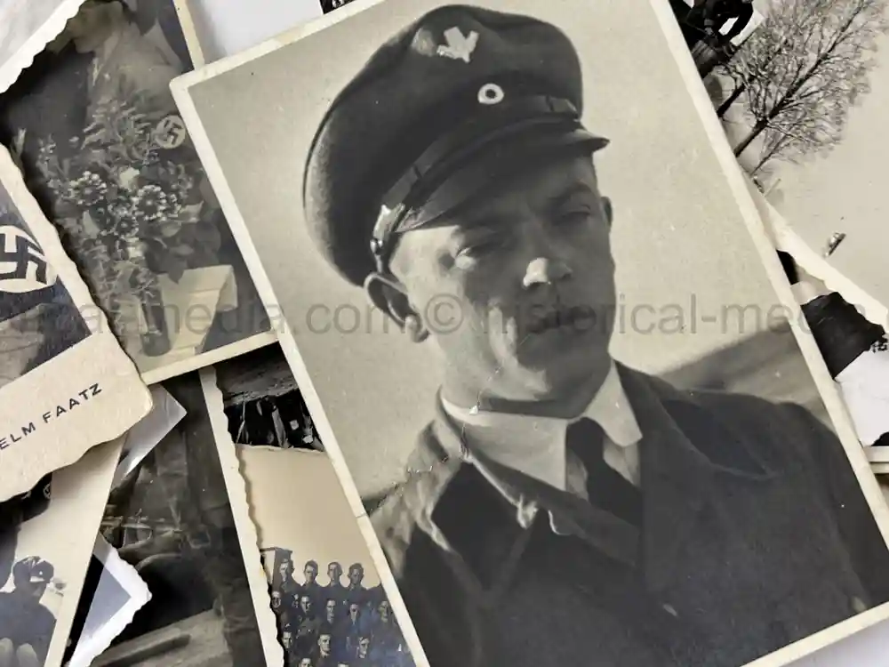 WWII GERMAN PHOTO & DOCUMENT GROUPING - JAGD KOMMANDO 3