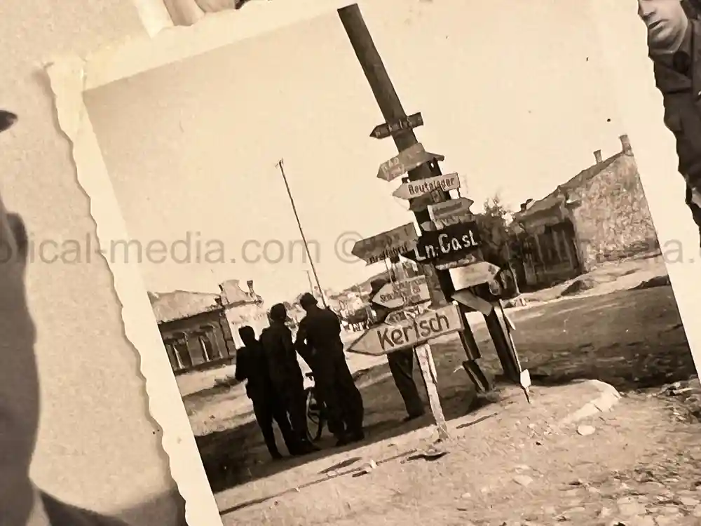 WWII GERMAN PHOTO & DOCUMENT GROUPING - JAGD KOMMANDO 3