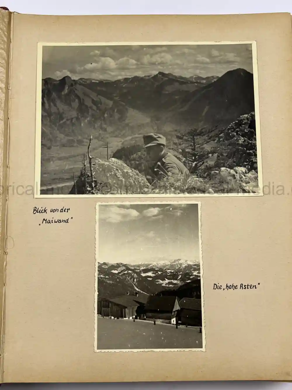 GEBIRGSJÄGER HAUPTFELDWEBEL PHOTO ALBUM - DOG HANDLER GEBIRGSJÄGER HAUPTFELDWEBEL PHOTO ALBUM - DOG HANDLER