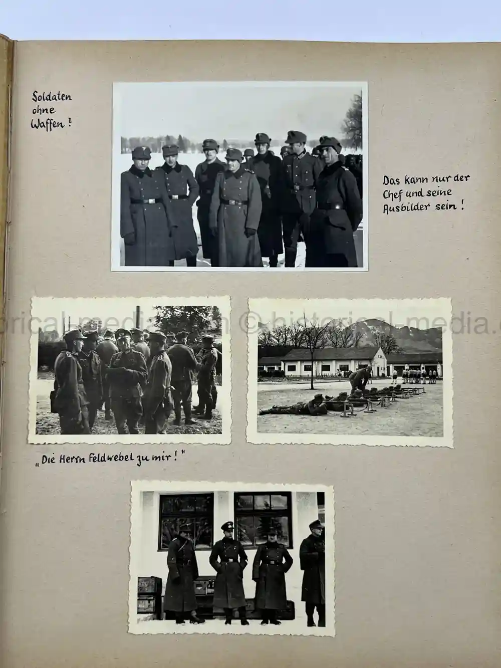 GEBIRGSJÄGER HAUPTFELDWEBEL PHOTO ALBUM - DOG HANDLER GEBIRGSJÄGER HAUPTFELDWEBEL PHOTO ALBUM - DOG HANDLER