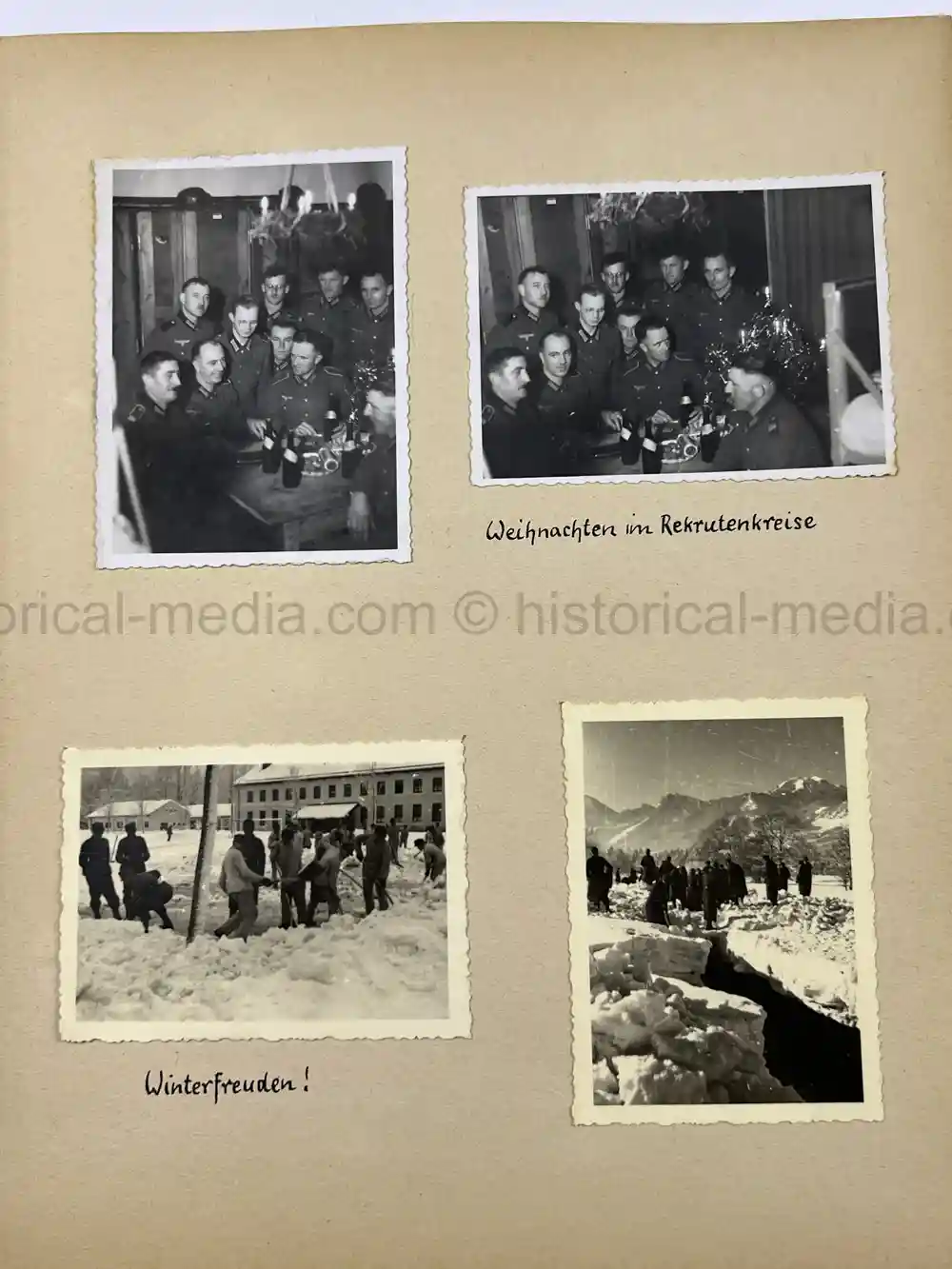 GEBIRGSJÄGER HAUPTFELDWEBEL PHOTO ALBUM - DOG HANDLER GEBIRGSJÄGER HAUPTFELDWEBEL PHOTO ALBUM - DOG HANDLER