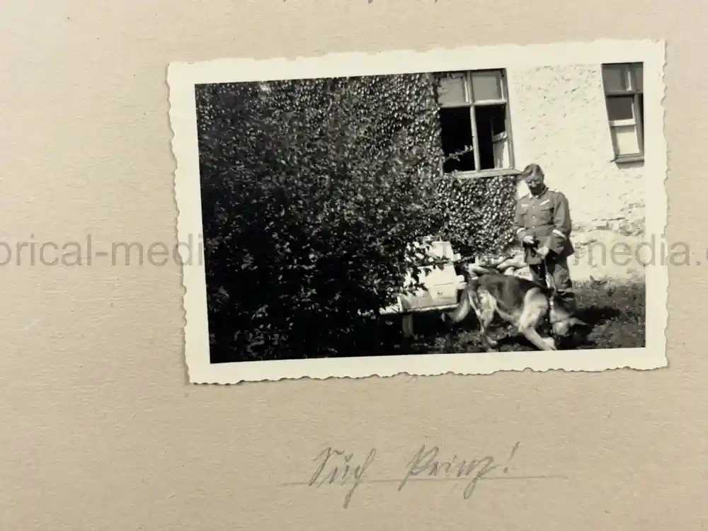 GEBIRGSJÄGER HAUPTFELDWEBEL PHOTO ALBUM - DOG HANDLER GEBIRGSJÄGER HAUPTFELDWEBEL PHOTO ALBUM - DOG HANDLER