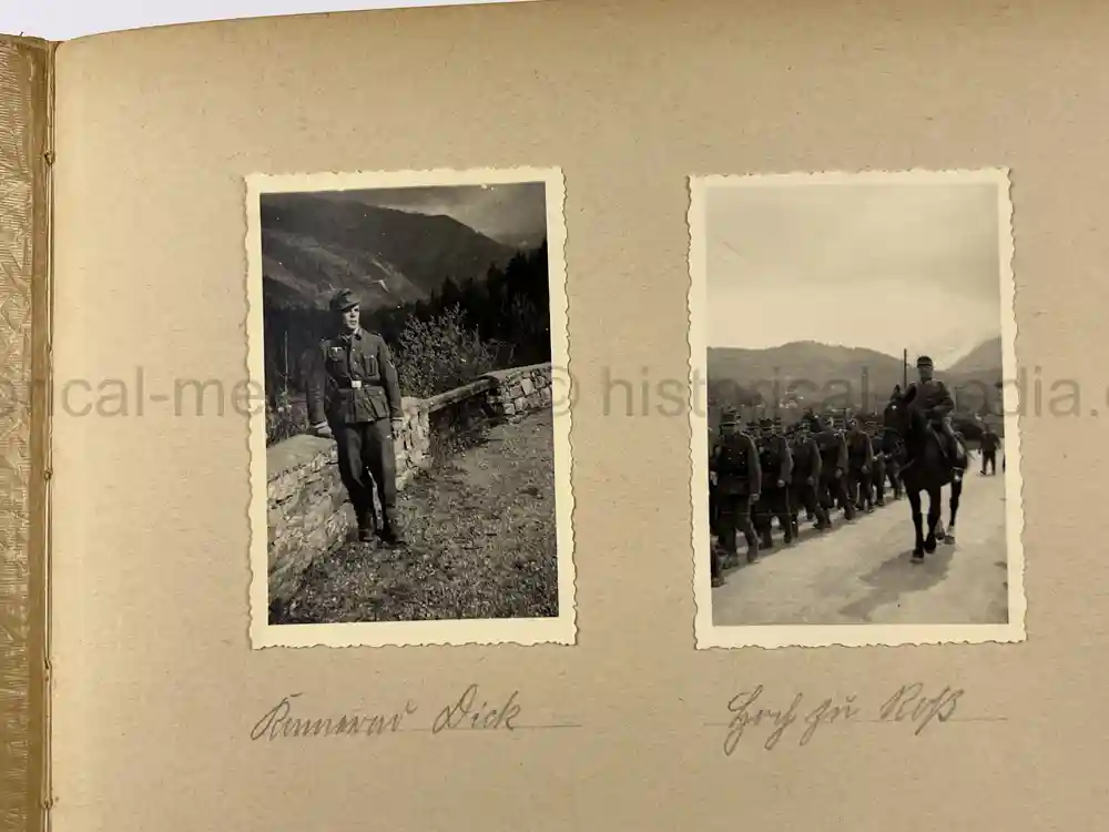 GEBIRGSJÄGER HAUPTFELDWEBEL PHOTO ALBUM - DOG HANDLER GEBIRGSJÄGER HAUPTFELDWEBEL PHOTO ALBUM - DOG HANDLER