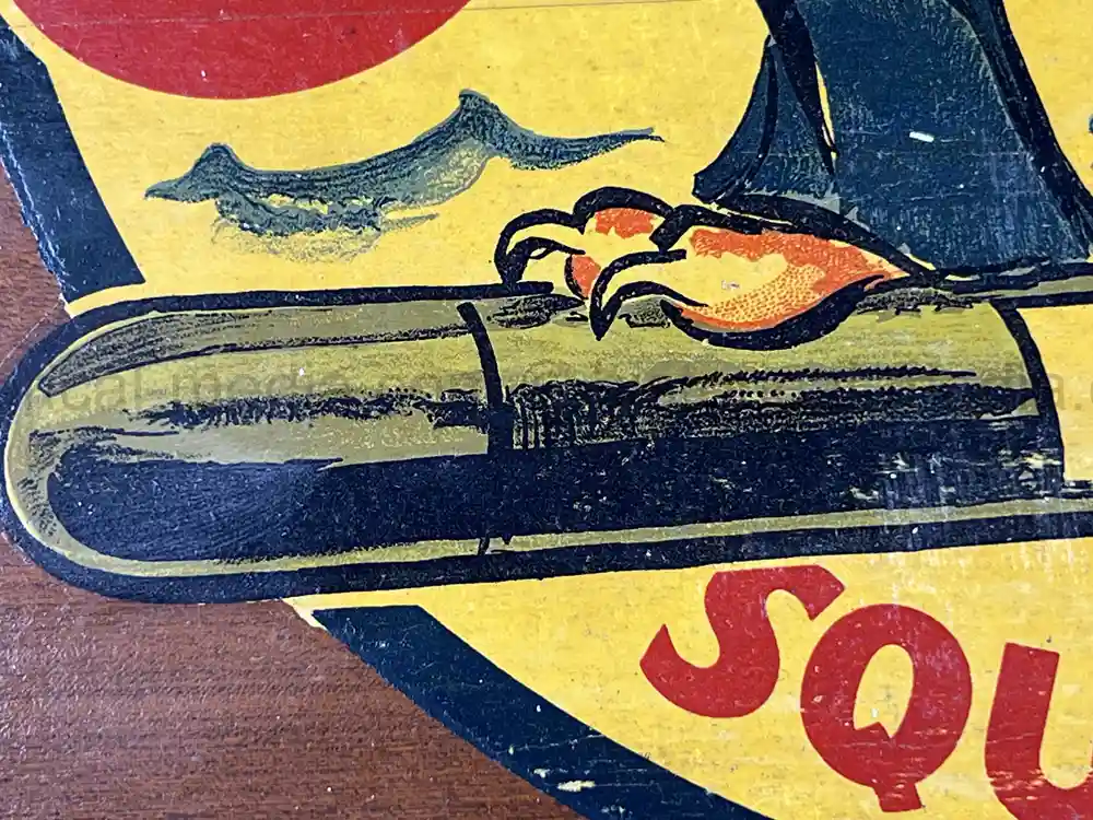 SUPER RARE ORIGINAL WARTIME PT SQUADRON 34 UNIT PLAQUE!