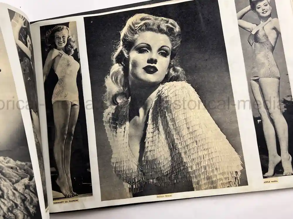 LARGE WWII GI COLLECTION OF GIRLY MAGAZINE CLIPPINGS