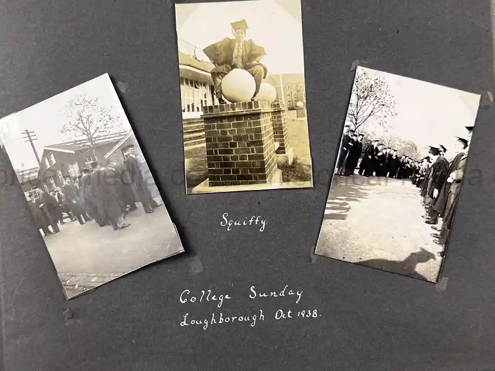 BRITISH WWII PHOTO ALBUM - OFFICER CADET TRAINING UNIT (OCTU)