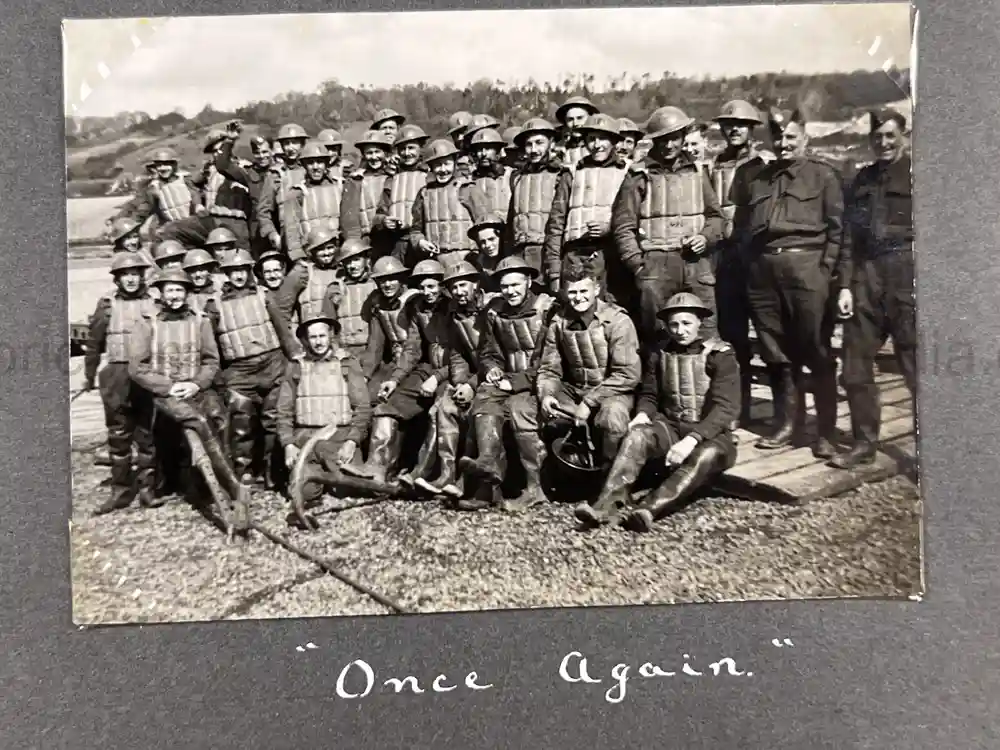 BRITISH WWII PHOTO ALBUM - OFFICER CADET TRAINING UNIT (OCTU)