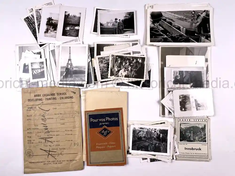 US WWII PHOTO GROUPING - FRANCE, GERMANY 1944-45 US WWII PHOTO GROUPING - FRANCE, GERMANY 1944-45