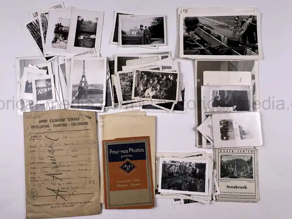 US WWII PHOTO GROUPING - FRANCE, GERMANY 1944-45 US WWII PHOTO GROUPING - FRANCE, GERMANY 1944-45