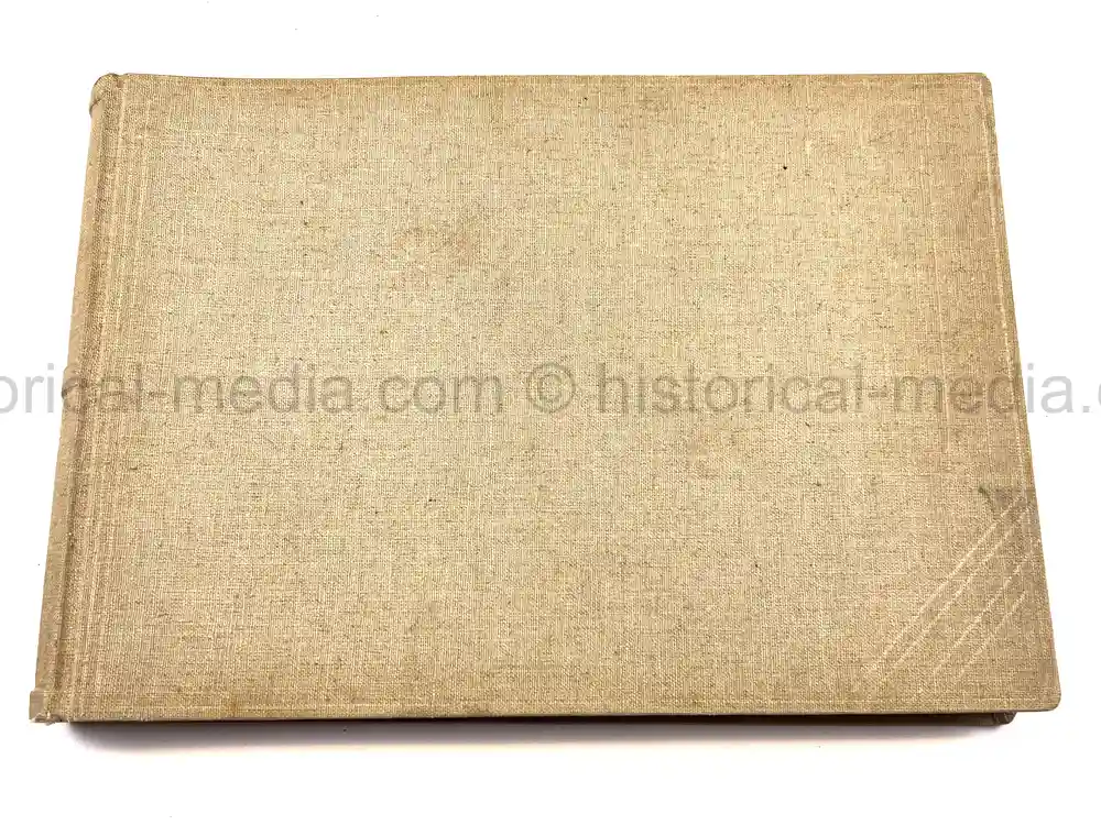 THIRD REICH ALBUM COMMEMORATING COMPLETION OF BRIDGE IN CERNAVODA, ROMANIA - 1941 THIRD REICH ALBUM COMMEMORATING COMPLETION OF BRIDGE IN CERNAVODA, ROMANIA - 1941