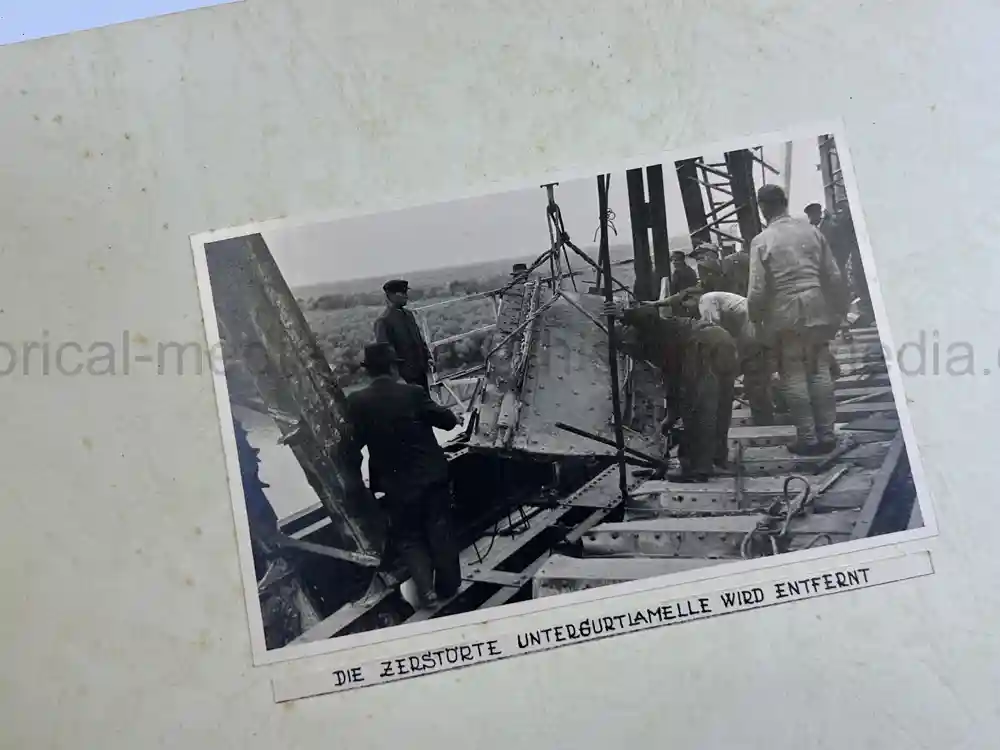 THIRD REICH ALBUM COMMEMORATING COMPLETION OF BRIDGE IN CERNAVODA, ROMANIA - 1941 THIRD REICH ALBUM COMMEMORATING COMPLETION OF BRIDGE IN CERNAVODA, ROMANIA - 1941