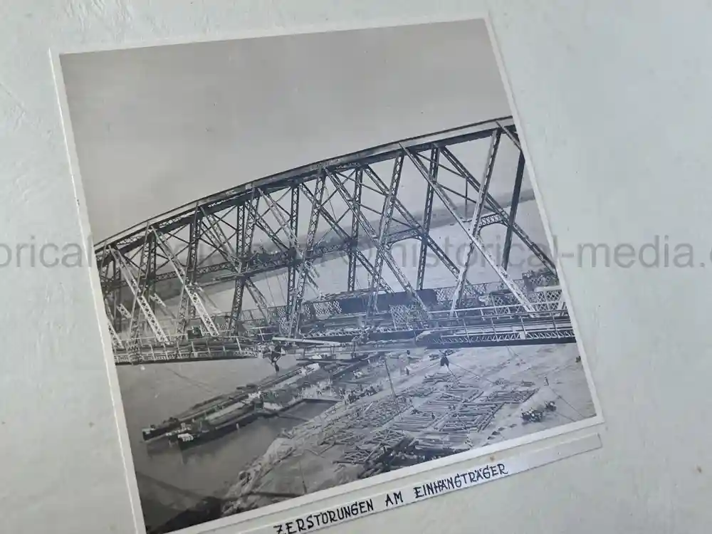THIRD REICH ALBUM COMMEMORATING COMPLETION OF BRIDGE IN CERNAVODA, ROMANIA - 1941 THIRD REICH ALBUM COMMEMORATING COMPLETION OF BRIDGE IN CERNAVODA, ROMANIA - 1941