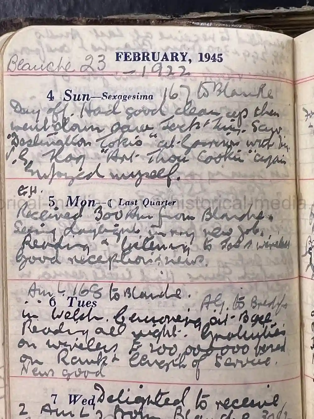 BRITISH WWII DIARY GROUPING - ITALY