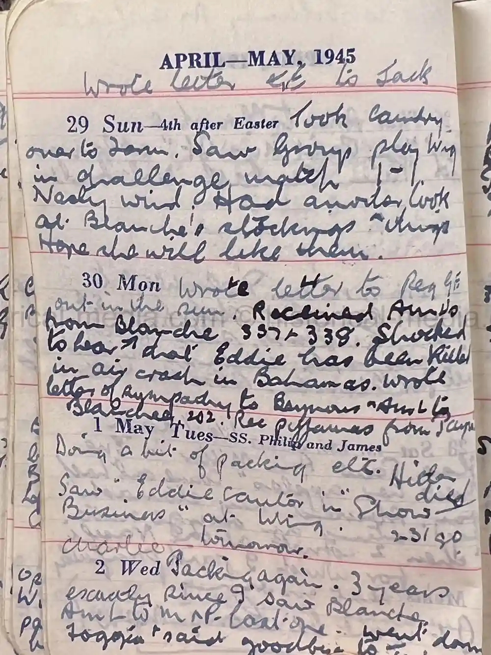 BRITISH WWII DIARY GROUPING - ITALY