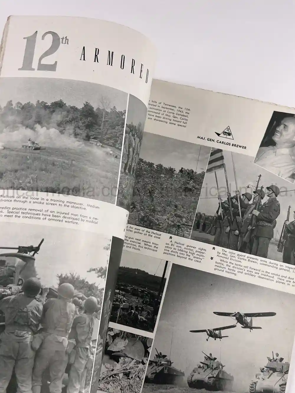 WWII ERA BOOK - ARMORED COMMAND: A PICTORAL REVIEW OF THE ARMORED COMMAND WWII ERA BOOK - ARMORED COMMAND: A PICTORAL REVIEW OF THE ARMORED COMMAND