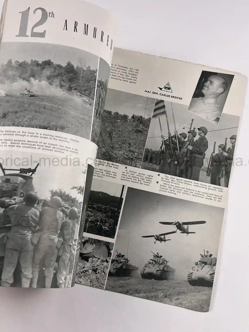 WWII ERA BOOK - ARMORED COMMAND: A PICTORAL REVIEW OF THE ARMORED COMMAND WWII ERA BOOK - ARMORED COMMAND: A PICTORAL REVIEW OF THE ARMORED COMMAND