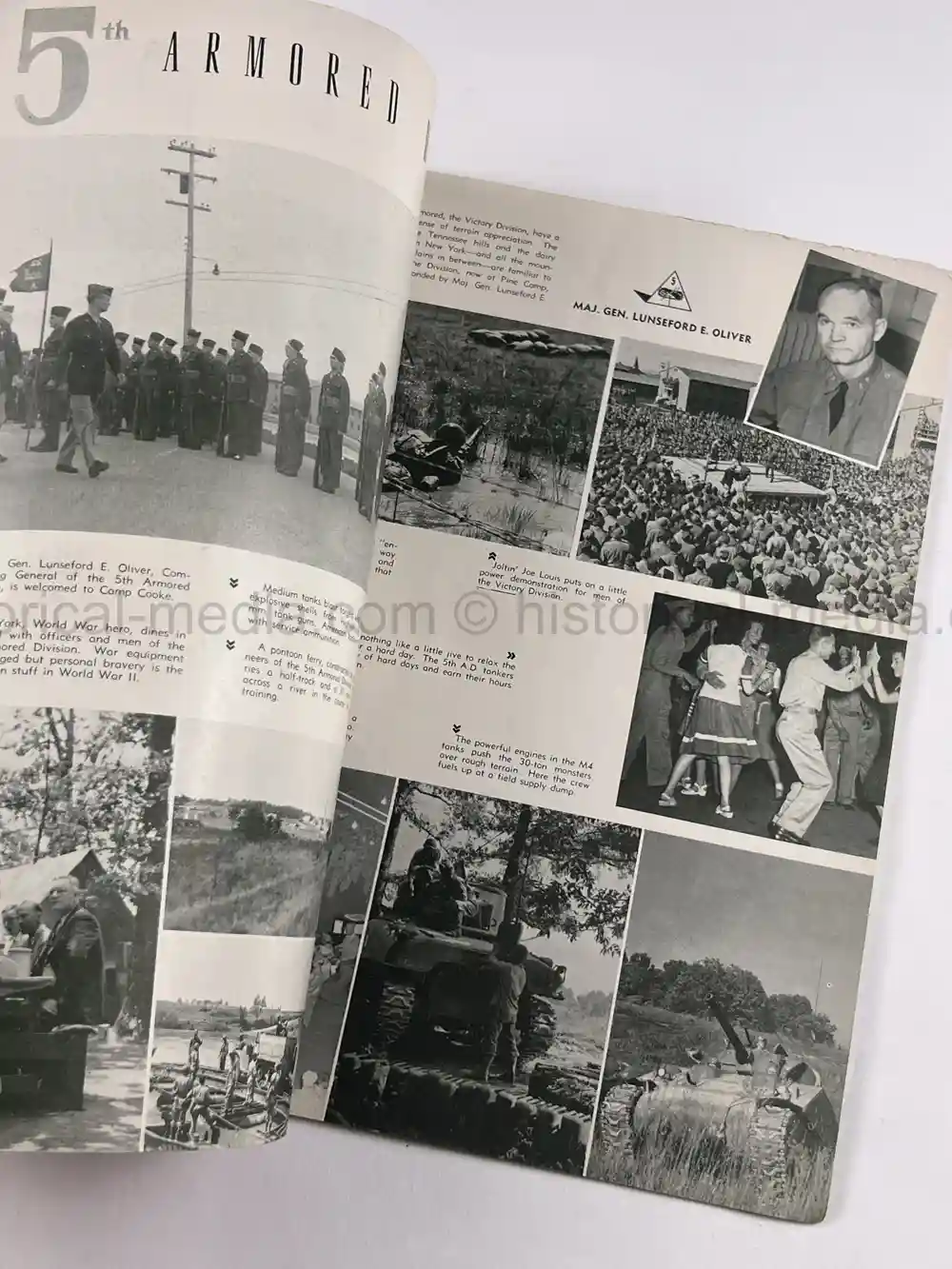 WWII ERA BOOK - ARMORED COMMAND: A PICTORAL REVIEW OF THE ARMORED COMMAND WWII ERA BOOK - ARMORED COMMAND: A PICTORAL REVIEW OF THE ARMORED COMMAND