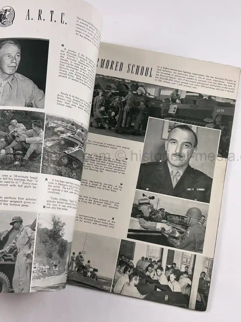 WWII ERA BOOK - ARMORED COMMAND: A PICTORAL REVIEW OF THE ARMORED COMMAND WWII ERA BOOK - ARMORED COMMAND: A PICTORAL REVIEW OF THE ARMORED COMMAND