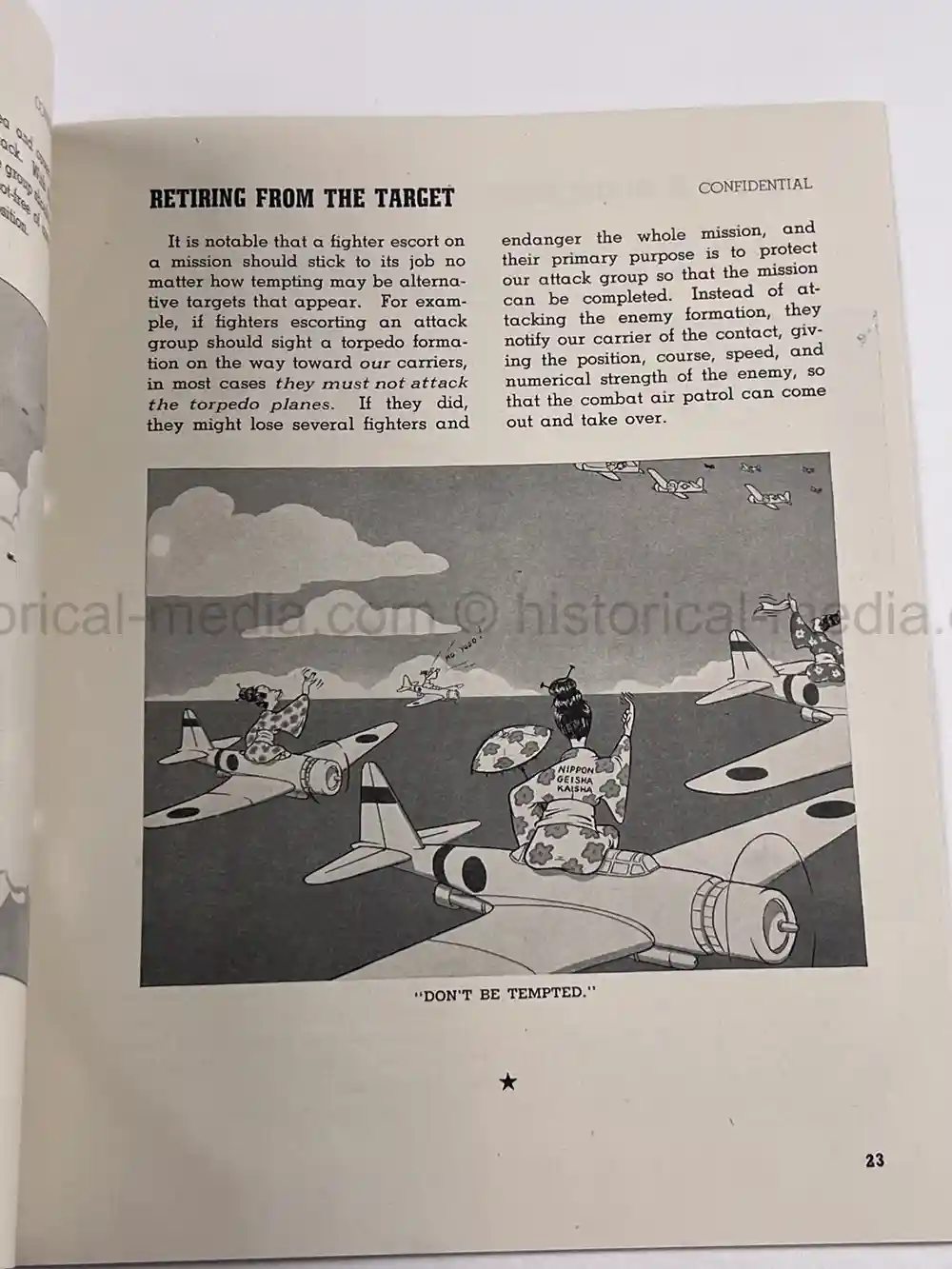 WWII ERA BOOK - NAVY - FIGHTER ESCORT: FIXED GUNNERY AND COMBAT TACTICS SERIES NO. 6