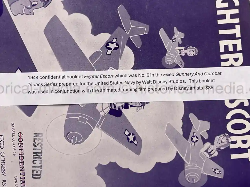 WWII ERA BOOK - NAVY - FIGHTER ESCORT: FIXED GUNNERY AND COMBAT TACTICS SERIES NO. 6