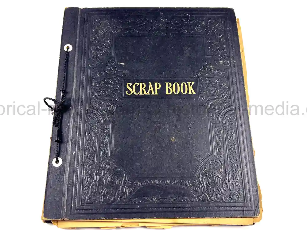 US WWII GI'S PHOTO ALBUM - 16th ARMORED DIVISION - GERMAN INSIGNIA