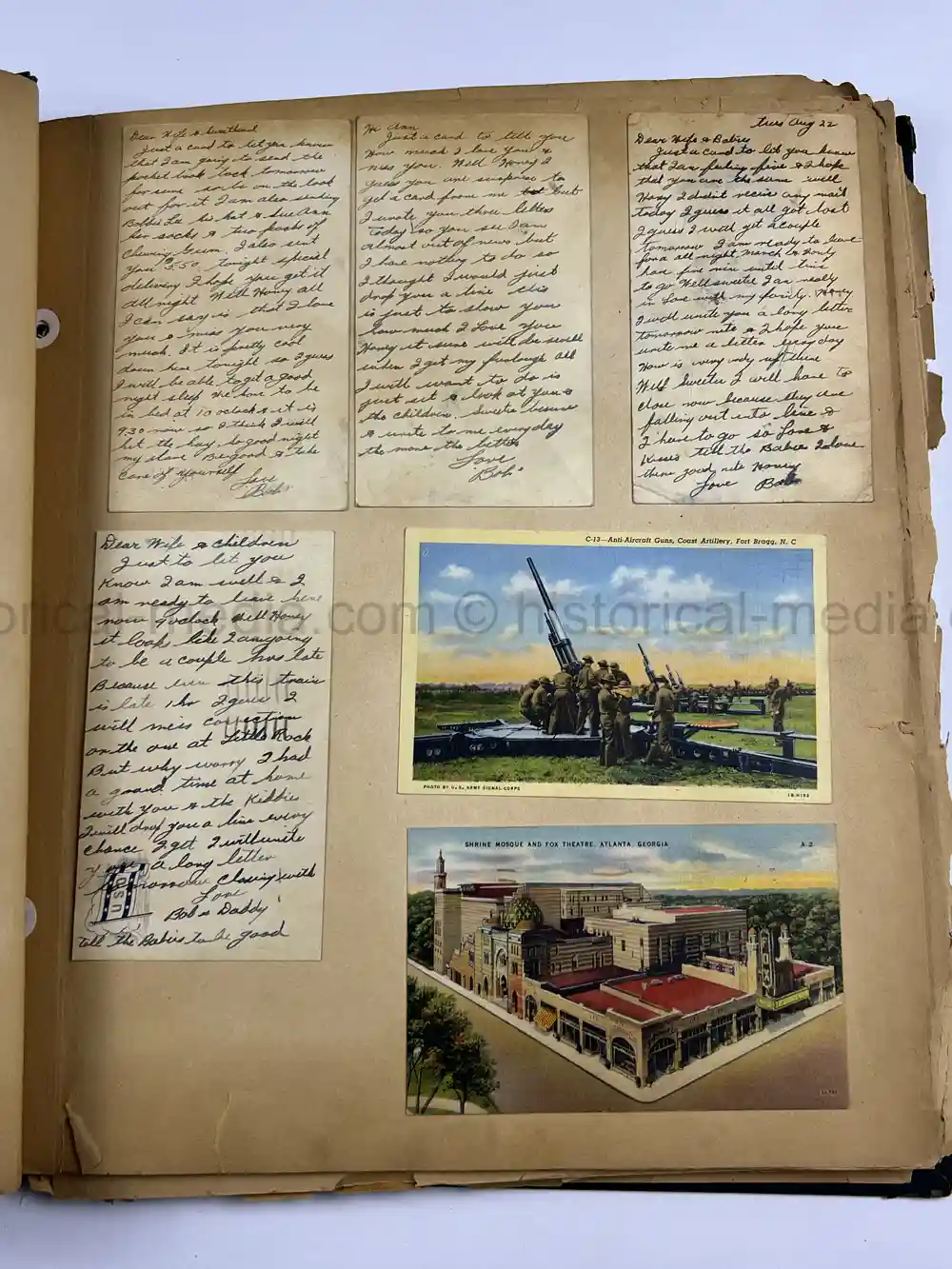 US WWII GI'S PHOTO ALBUM - 16th ARMORED DIVISION - GERMAN INSIGNIA