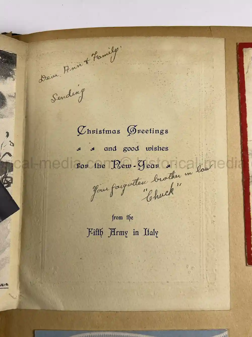 US WWII GI'S PHOTO ALBUM - 16th ARMORED DIVISION - GERMAN INSIGNIA