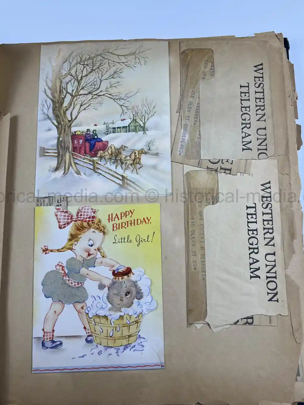 US WWII GI'S PHOTO ALBUM - 16th ARMORED DIVISION - GERMAN INSIGNIA