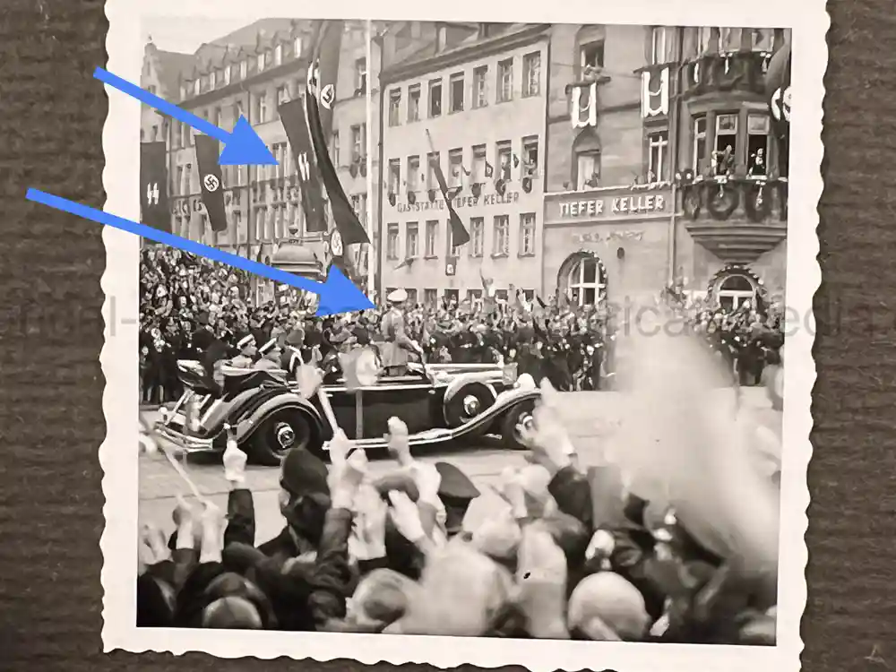 GEBIRGSJÄGER & NÜRNBERG RALLY PHOTO ALBUM - HITLER PHOTOS