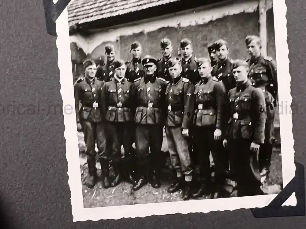 WAFFEN-SS PHOTO ALBUM - POST-WAR IMAGES WAFFEN-SS PHOTO ALBUM - POST-WAR IMAGES