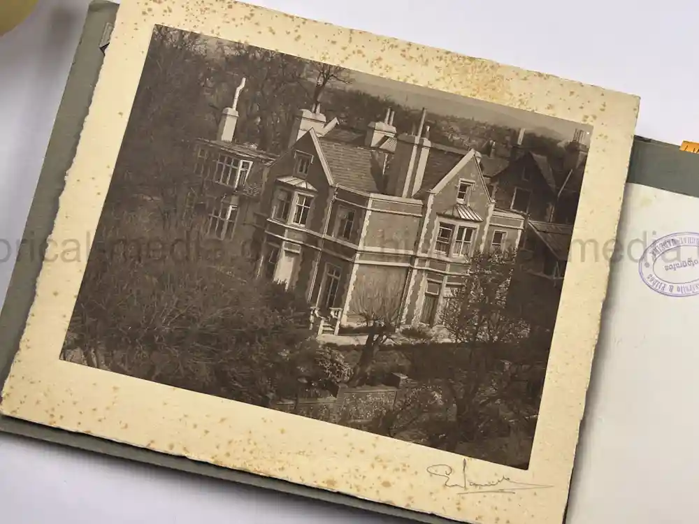 BRITISH INTER-WAR PHOTO ALBUM - ORIGINAL CHARLES LINDBERGH FIRST POST TRANSATLANTIC FLIGHT