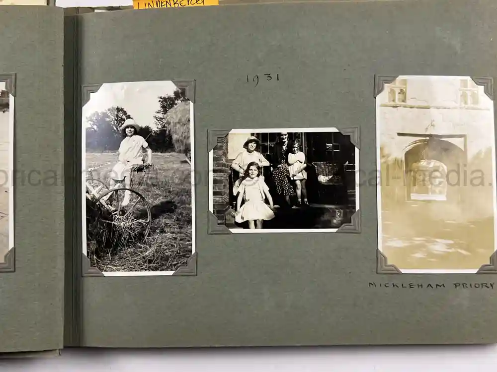BRITISH INTER-WAR PHOTO ALBUM - ORIGINAL CHARLES LINDBERGH FIRST POST TRANSATLANTIC FLIGHT