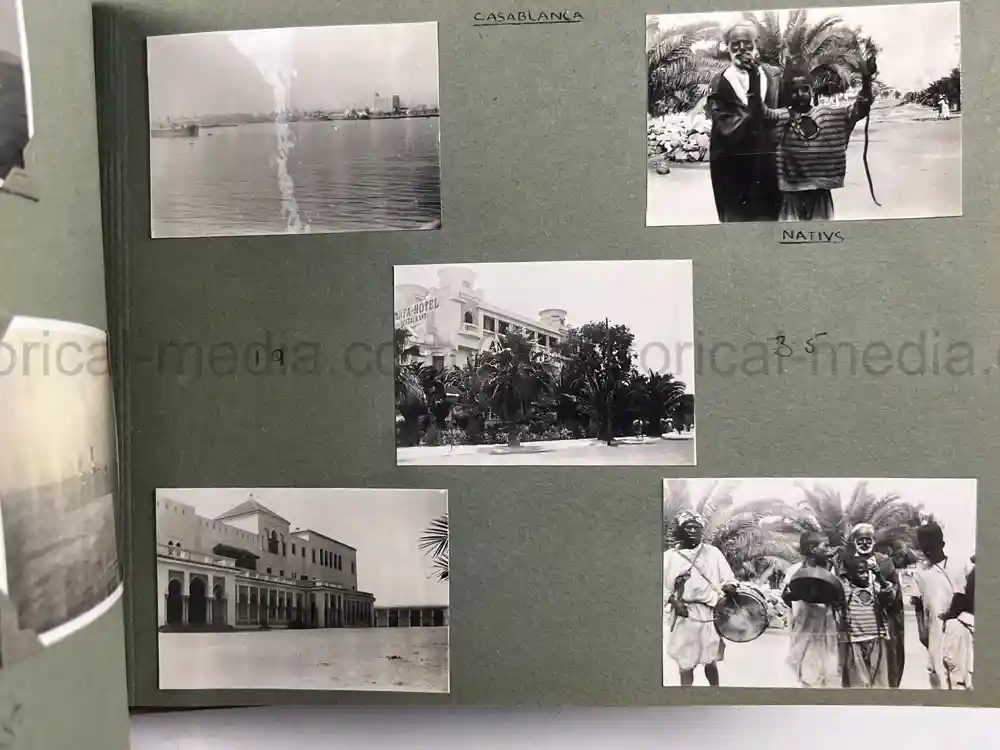 BRITISH INTER-WAR PHOTO ALBUM - ORIGINAL CHARLES LINDBERGH FIRST POST TRANSATLANTIC FLIGHT