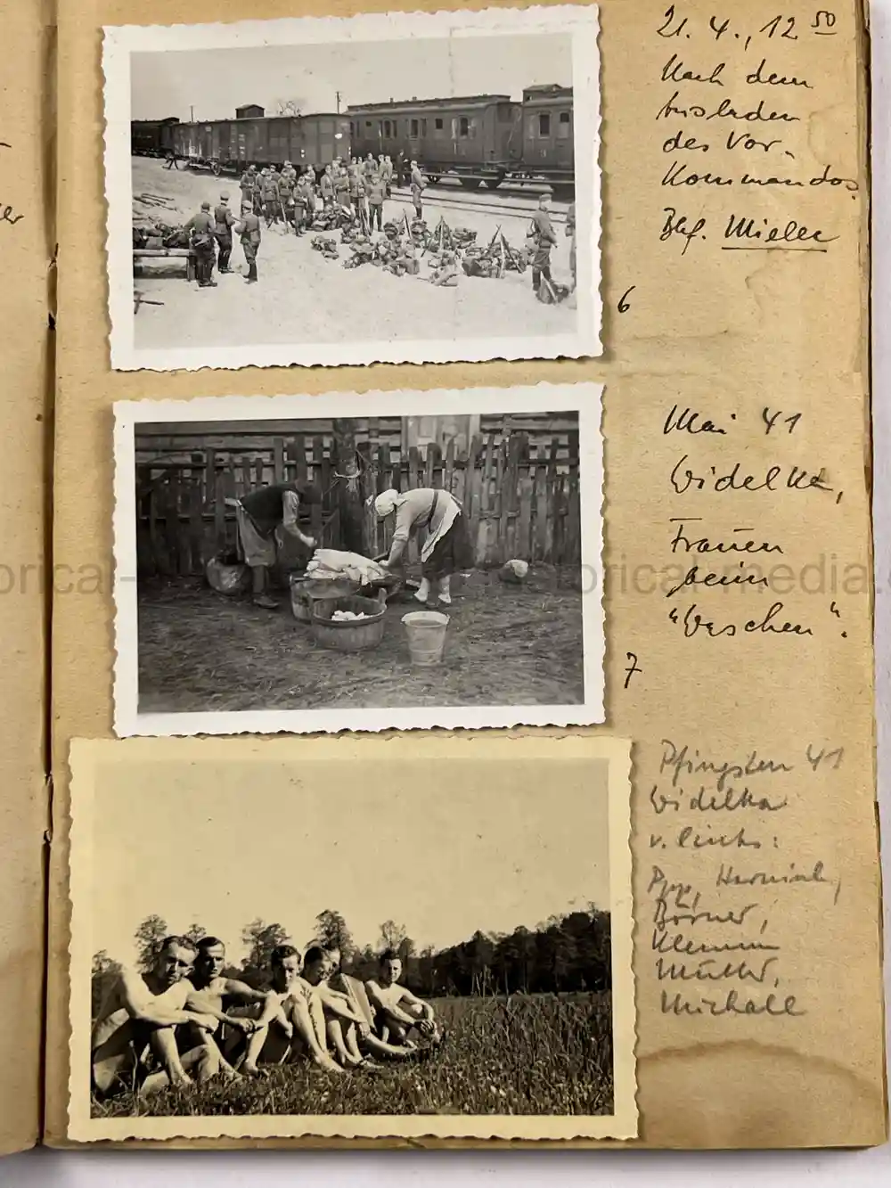 GERMAN WWII ARMY PHOTOGRAPHER'S SAMPLE ALBUM GROUPING - PANZERJÄGER-ABTEILUNG 24 - POLAND, RUSSIA, KRIM GERMAN WWII ARMY PHOTOGRAPHER'S SAMPLE ALBUM GROUPING - PANZERJÄGER-ABTEILUNG 24 - POLAND, RUSSIA, KRIM