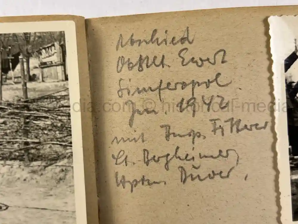 GERMAN WWII ARMY PHOTOGRAPHER'S SAMPLE ALBUM GROUPING - PANZERJÄGER-ABTEILUNG 24 - POLAND, RUSSIA, KRIM GERMAN WWII ARMY PHOTOGRAPHER'S SAMPLE ALBUM GROUPING - PANZERJÄGER-ABTEILUNG 24 - POLAND, RUSSIA, KRIM