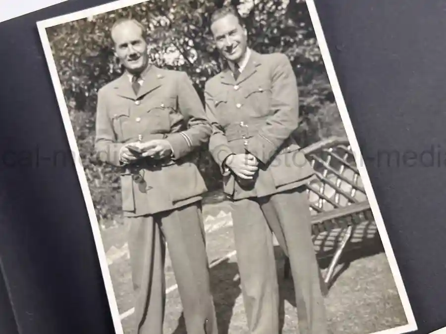 RAF BATTLE OF BRITAIN PHOTO ALBUM - PERSONAL ALBUM OF ROBERT WRIGHT - PERSONAL ASSISTANT TO HUGH DOWDING!