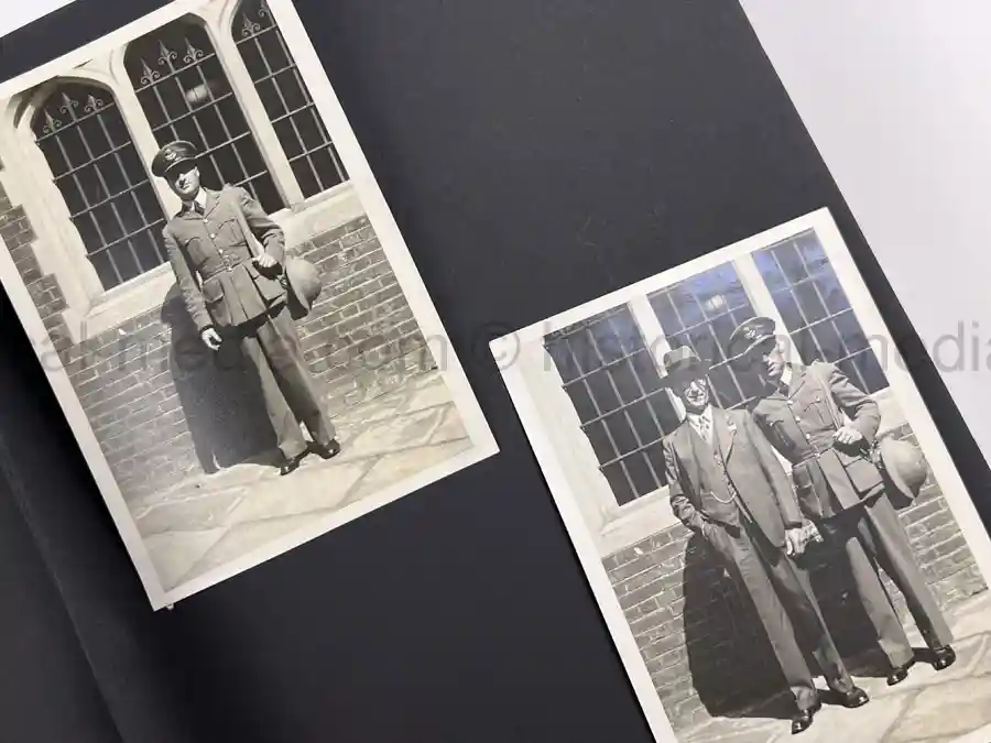 RAF BATTLE OF BRITAIN PHOTO ALBUM - PERSONAL ALBUM OF ROBERT WRIGHT - PERSONAL ASSISTANT TO HUGH DOWDING!