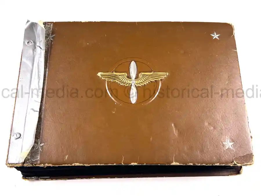 US WWII AIR CORPS PHOTO ALBUM - 31st FIGHTER SQUADRON - MASSIVE!